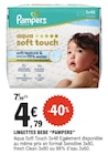 Lingettes Bébé - PAMPERS en promo chez E.Leclerc Créteil à 4,79 €