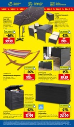 Lidl Sonnenschirm im Prospekt Lidl Sonnenschirm im Prospekt