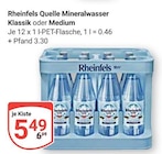 Aktuelle Mineralwasser Angebote bei GLOBUS in Duisburg Aktuelles Mineralwasser Klassik Angebot bei GLOBUS in Duisburg ab 5,49 €