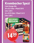 Aktuelle Krombacher Angebote bei Getränke Hoffmann in Dinslaken Aktuelles Spezi Angebot bei Getränke Hoffmann in Dinslaken ab 14,99 €