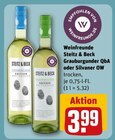 Aktuelles Steitz & Beck Grauburgunder QbA oder Silvaner OW Angebot bei REWE in Bergisch Gladbach ab 3,99 €