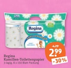 Kamillen-Toilettenpapier von Regina im aktuellen tegut Prospekt für 2,99 €