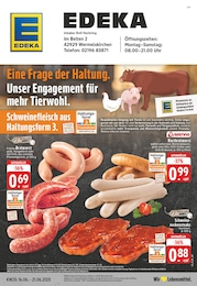 Aktueller EDEKA Supermärkte Prospekt für Wermelskirchen 16.06.2025 - 21.06.2025 EDEKA Prospekt für Wermelskirchen mit 24 Seiten