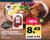 Frische Rinderrouladen im Angebot bei Netto mit dem Scottie in Cottbus Frische Rinderrouladen Angebote von MEINE FLEISCHEREI bei Netto mit dem Scottie Cottbus für 8,49 €