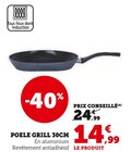 Poele grill 30cm dans le catalogue Hyper U