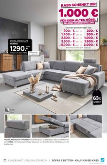 Sitzmöbel im Kabs Prospekt "SOFA TRENDS SPECIAL" mit 38 Seiten (Bottrop)