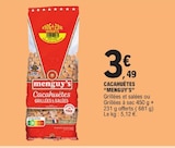 Cacahuètes - MENGUY'S en promo chez E.Leclerc Cacahuètes - MENGUY'S dans le catalogue E.Leclerc