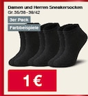 Damen und Herren Sneakersocken Angebote bei Woolworth Frankfurt für 1,00 €