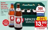 Münchner Hell Angebote von Spaten bei Netto Marken-Discount Offenburg für 13,99 €