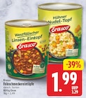 Feinschmeckereintöpfe von Erasco für 1,99 € bei EDEKA im Angebot Feinschmeckereintöpfe von Erasco im aktuellen EDEKA Prospekt
