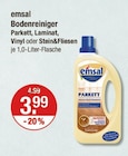 Bodenreiniger Parkett, Laminat, Vinyl oder Stein&Fliesen von emsal im aktuellen V-Markt Prospekt für 3,99 €