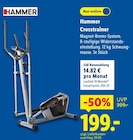 Crosstrainer im Angebot bei Lidl in Lehrte Crosstrainer Angebote von Hammer bei Lidl Lehrte für 199,00 €