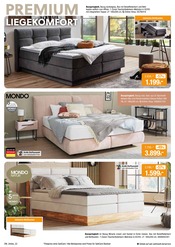 Bett im Opti-Wohnwelt Prospekt in Fulda Aktueller Opti-Wohnwelt Prospekt mit Bett, "Der trendige Möbeldiscount", Seite 22