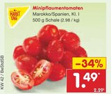 Minipflauentomaten im Angebot bei Netto Marken-Discount in Eberswalde Minipflauentomaten Angebote bei Netto Marken-Discount Eberswalde für 1,49 €