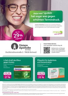 Aktueller mea - meine apotheke Prospekt "Unsere Februar-Angebote" Seite 1 von 4 Seiten