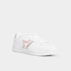 Promo Tennis à lacets détails pailletés Creeks jaune or femme à 17,99 € dans le catalogue La Halle à Bergerac