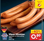 Wiener Würstchen bei Netto Marken-Discount im Prospekt "" für 0,89 €