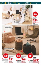 Pouf Angebote im Prospekt "LES PRIX BAS de Noël" von Hyper U Pouf Angebote im Prospekt "LES PRIX BAS de Noël" von Hyper U auf Seite 59