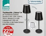 Tischleuchte "Cabozo" im Angebot bei V-Markt in Regensburg Tischleuchte "Cabozo" Angebote von EGLO bei V-Markt Regensburg für 22,99 €