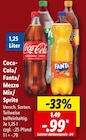 Aktuelles Coca-Cola, Fanta, Mezzo Mix oder Sprite Angebot bei Lidl in Laatzen ab 0,99 €