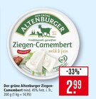 Ziegen-Camembert Angebote von Der grüne Altenburger bei Marktkauf Leinfelden-Echterdingen für 2,99 €