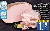 Bayerischer Riesenleberkäs im EDEKA Prospekt Bayerischer Riesenleberkäs im aktuellen EDEKA Prospekt für 1,19 €