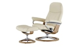 Stressless Relaxsessel mit Hocker Leder Consul Angebote von Stressless bei Möbel Kraft Freiberg für 2.024,00 €