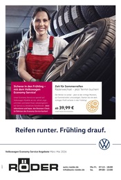 Volkswagen Prospekt für Voerde mit 1 Seite Volkswagen Prospekt für Voerde: "Der Frühling startet mit Power", 1 Seite, 01.03.2026 - 31.05.2026