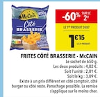Frites Côté Brasserie - McCain en promo chez Supeco Frites Côté Brasserie - McCain dans le catalogue Supeco