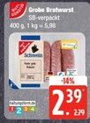 Grobe Bratwurst von Schwein im aktuellen EDEKA Prospekt für 2,39 €