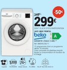 E.Leclerc Saint-Aunès - Promo Lave-linge frontal Promo Lave-linge frontal à 299,00 € dans le catalogue E.Leclerc à Saint-Aunès