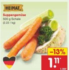 Suppengemüse im Netto Marken-Discount Prospekt Suppengemüse von HEIMAT im aktuellen Netto Marken-Discount Prospekt für 1,11 €