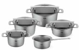 Topf-Set 'Phi Collection' im Möbel Inhofer Prospekt Topf-Set 'Phi Collection' von Fissler im aktuellen Möbel Inhofer Prospekt für 499,00 €