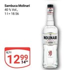 Sambuca im Angebot bei GLOBUS in Wetzlar Sambuca Angebote von Molinari bei GLOBUS Wetzlar für 12,99 €