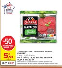 Carpaccio Basilic - CHARAL en promo chez Intermarché Hyper Carpaccio Basilic - CHARAL dans le catalogue Intermarché Hyper