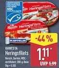 Heringsfilets im ALDI Nord Prospekt Heringsfilets von HAWESTA im aktuellen ALDI Nord Prospekt für 1,11 €