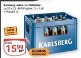 Helles von Karlsberg für 15,99 € bei GLOBUS im Angebot Helles von Karlsberg im aktuellen GLOBUS Prospekt