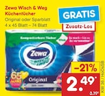 Wisch & Weg Küchentücher im Netto Marken-Discount Prospekt Wisch & Weg Küchentücher von Zewa im aktuellen Netto Marken-Discount Prospekt für 2,49 €