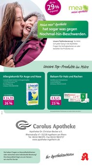 mea - meine apotheke Prospekt der Woche "Unsere März-Angebote" Seite 1, 01.03.2026 bis 31.03.2026 für Ingelheim Aktueller mea - meine apotheke Prospekt "Unsere März-Angebote" Seite 1 von 4 Seiten für Ingelheim