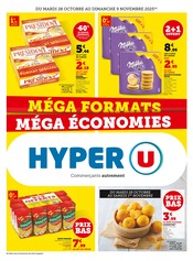Alimentation Angebote im Prospekt "MÉGA FORMATS MÉGA ÉCONOMIES" von Hyper U Alimentation Angebote im Prospekt "MÉGA FORMATS MÉGA ÉCONOMIES" von Hyper U auf Seite 1