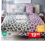 Esposa Satin-Bettwäsche-Garnitur „Stoney“  im aktuellen XXXLutz Möbelhäuser Prospekt für 19,99 €