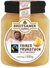 Faires Frühstück Blütenhonig Angebote von Breitsamer Honig bei REWE Saarbrücken für 4,49 €