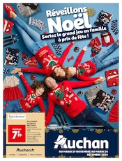 Prospectus Auchan Hypermarché à Mâcon, "Réveillons Noël", 8 pages de promos valables du 19/11/2024 au 24/12/2024