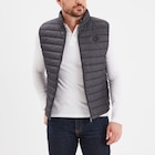Doudoune légère déperlante sans manches gris foncé homme - La Halle à Bourges Doudoune légère déperlante sans manches gris foncé homme en promo chez La Halle Bourges à 25,99 €