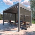Pergola bioclimatique evora 4×3m - HESPERIDE en promo chez Maxi Bazar Champigny-sur-Marne à 2 290,00 €