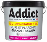 Promo Peinture Grand Travaux Murs et Plafonds Blanc Velours 12L à 34,90 € dans le catalogue Décor Discount à Onet-le-Château