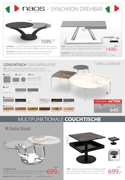 Tisch Angebot & Preis im aktuellen Zurbrüggen Prospekt Tisch Angebot im aktuellen Zurbrüggen Prospekt auf Seite 14