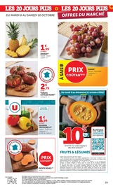 Promos Tomate dans le catalogue "LES 20 JOURS PLUS" de Super U Tomate en promo dans le catalogue Super U à la page 29