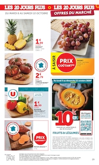 Promotion Cheddar dans le prospectus Super U, valable du 06/10/2026 au 18/10/2026 Promo Cheddar dans le catalogue Super U du moment à la page 29