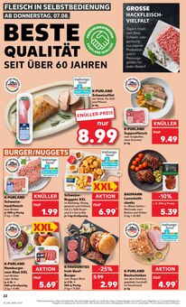 Hackfleisch im Kaufland Prospekt "Aktuelle Angebote" mit 60 Seiten (Bottrop)